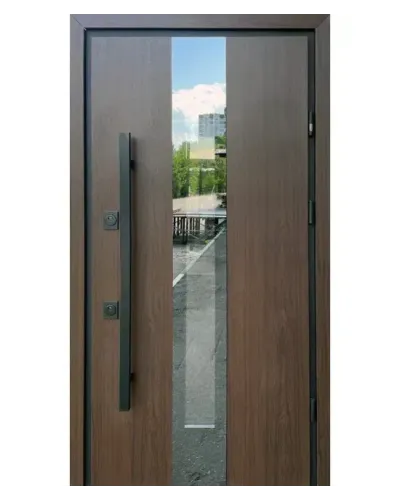 Portes d'entrée STRAJ PROOF Vega Maxi (Chêne 23) — Extérieur