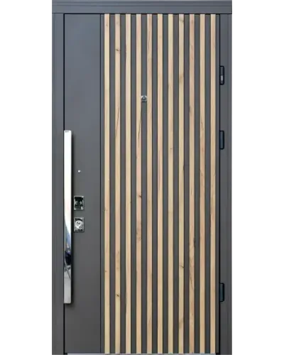 Portes d'entrée côté rail de Straj Plaza — Pour appartements